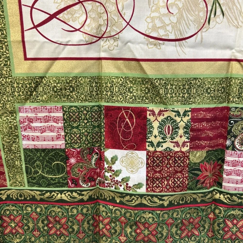 Tis the Season Cotton Fabric Quilting Panel Christmas Holiday Ro Gregg Christmas